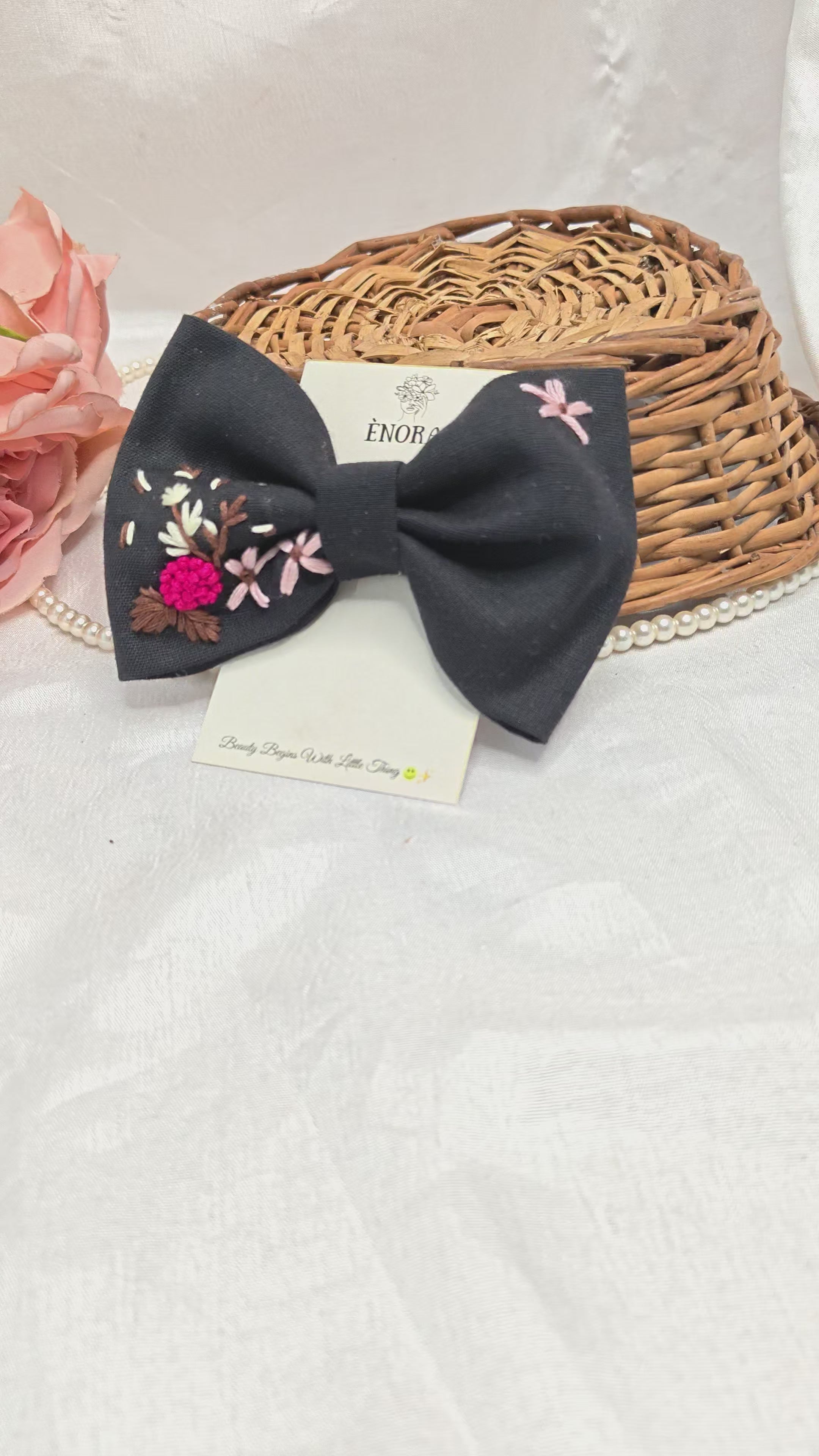 Midnight bloom bow