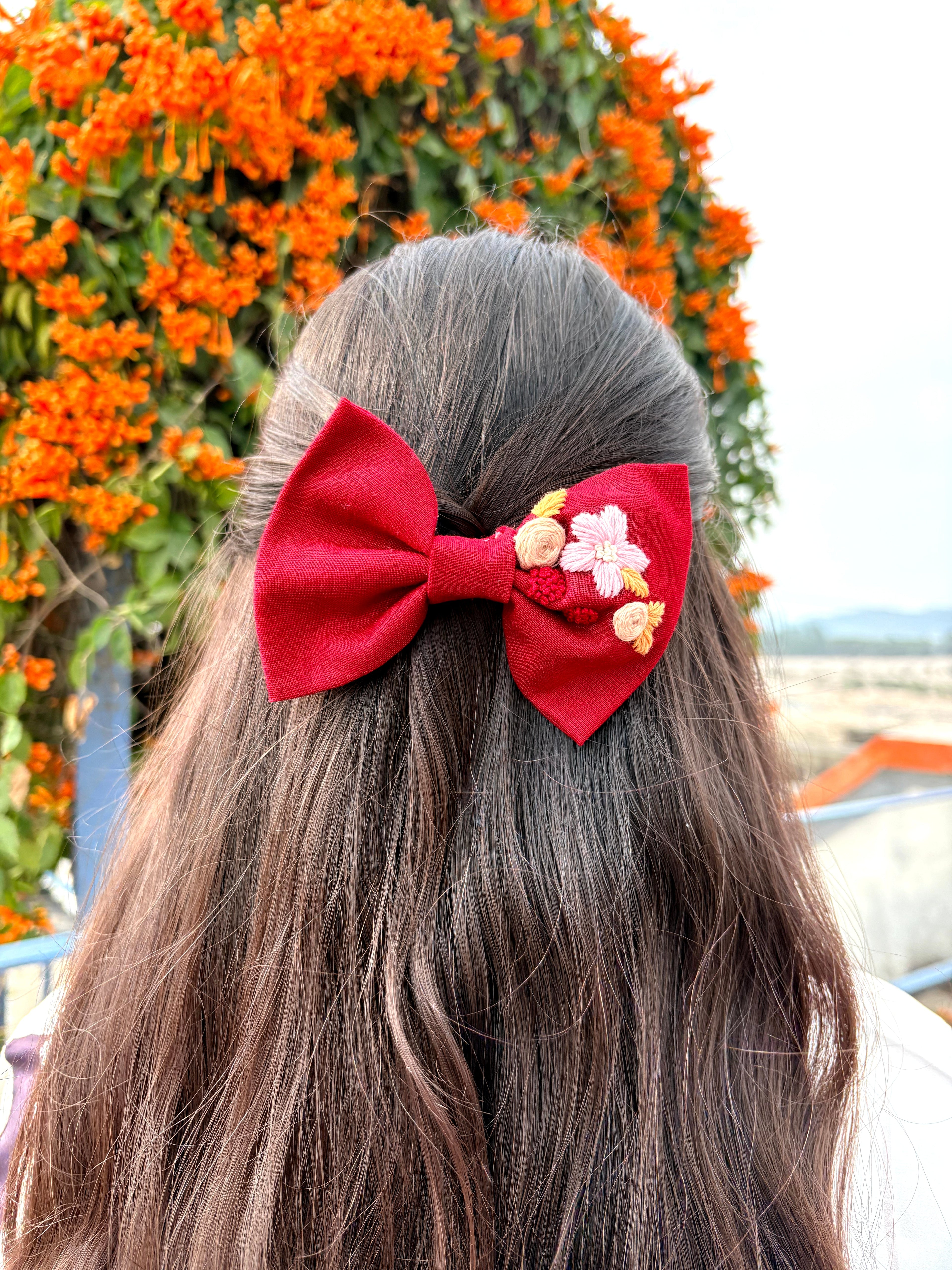 Ruby Bloom Bow
