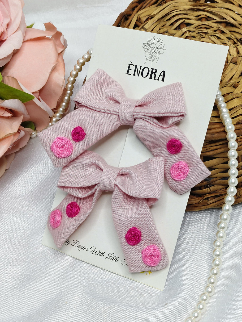 Pink Bloom Mini Bow