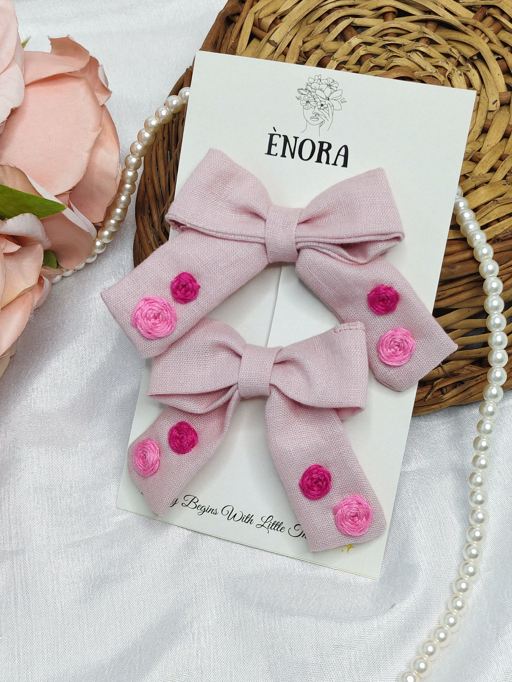 Pink Bloom Mini Bow