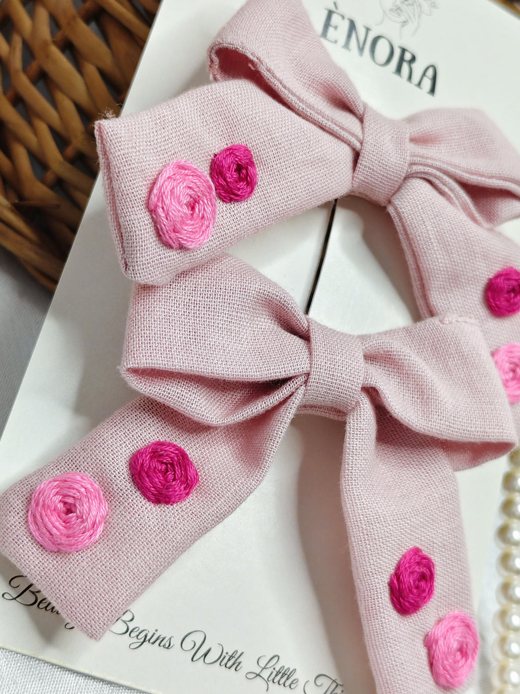 Pink Bloom Mini Bow