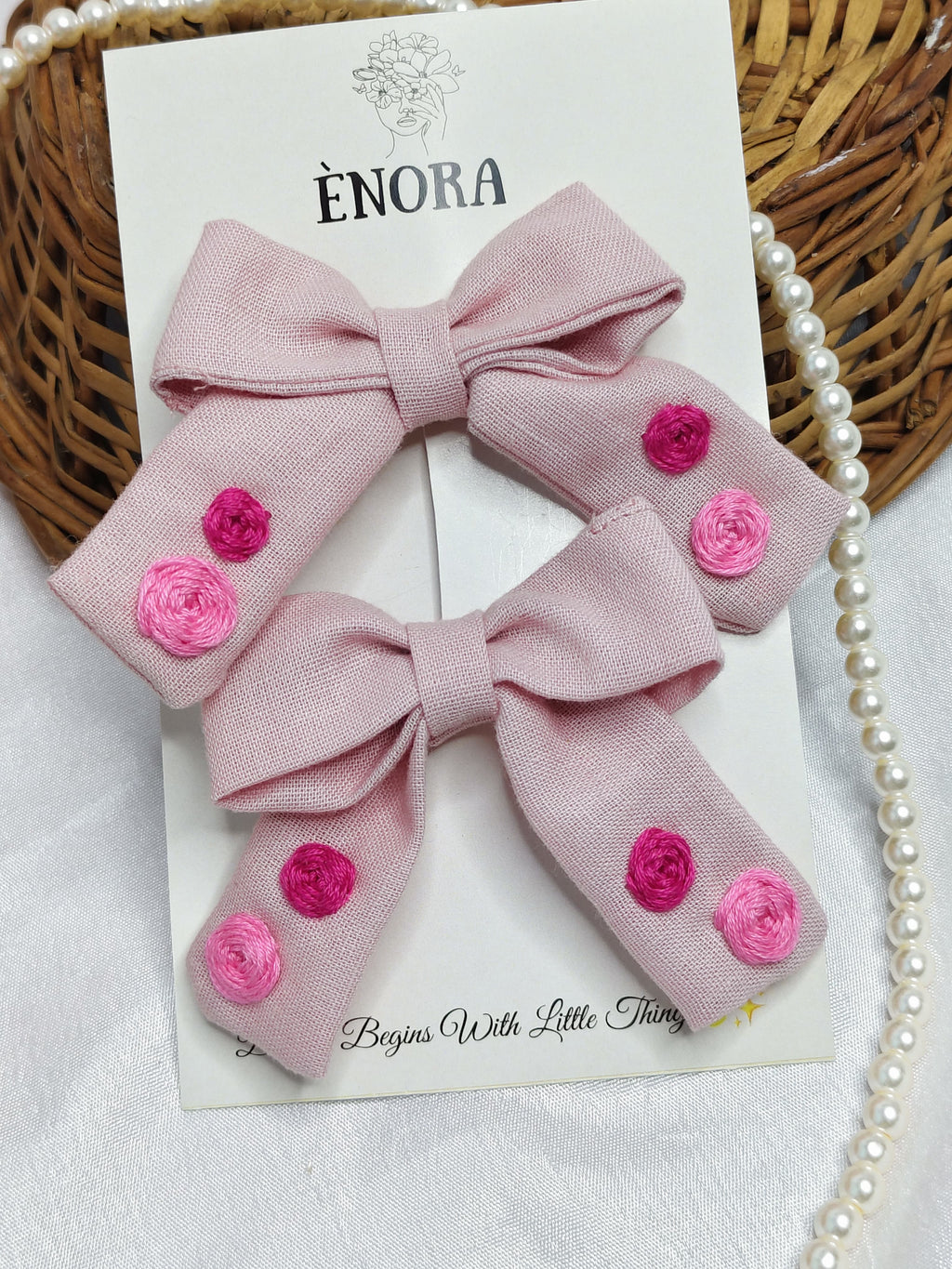Pink Bloom Mini Bow