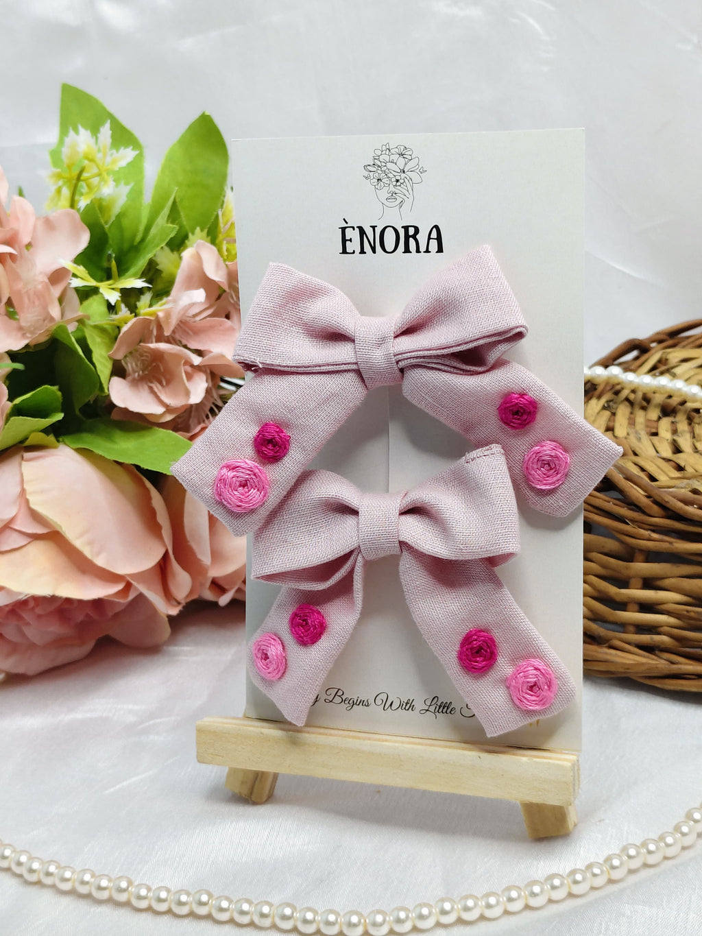 Pink Bloom Mini Bow