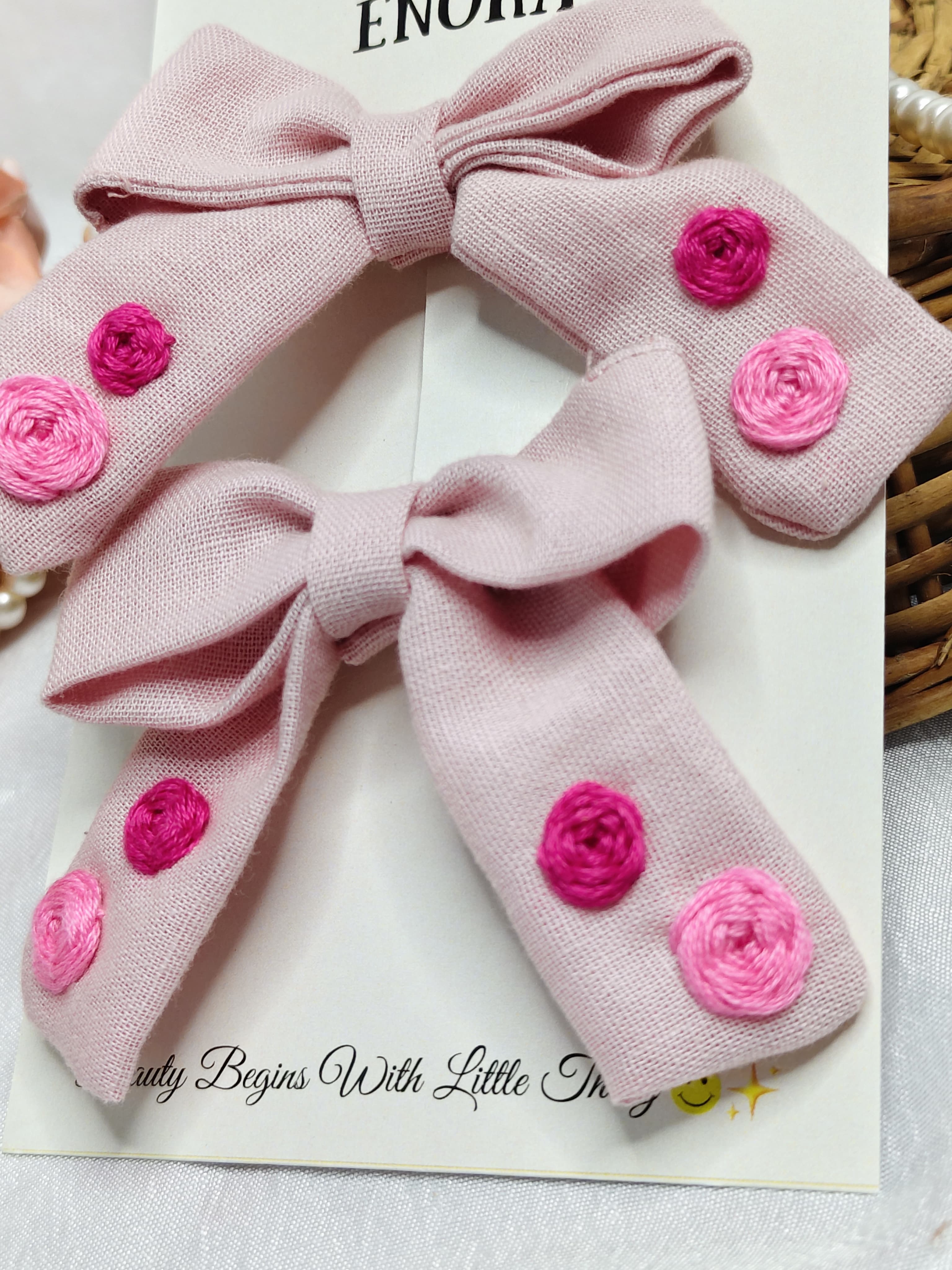 Pink Bloom Mini Bow